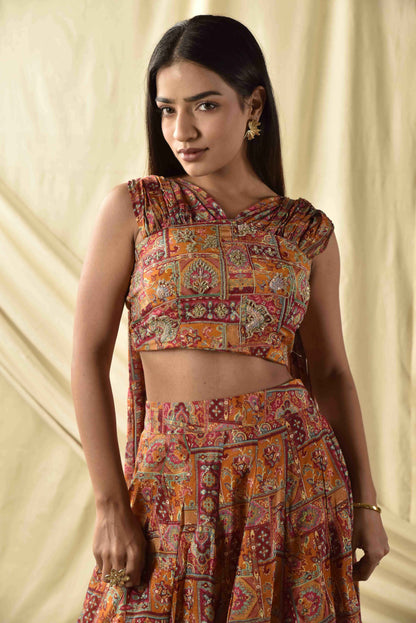 Mustard Gen-Z Lehenga