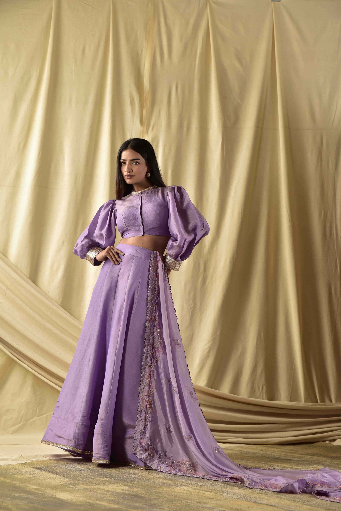 Lavender Butterfly  Lehenga set