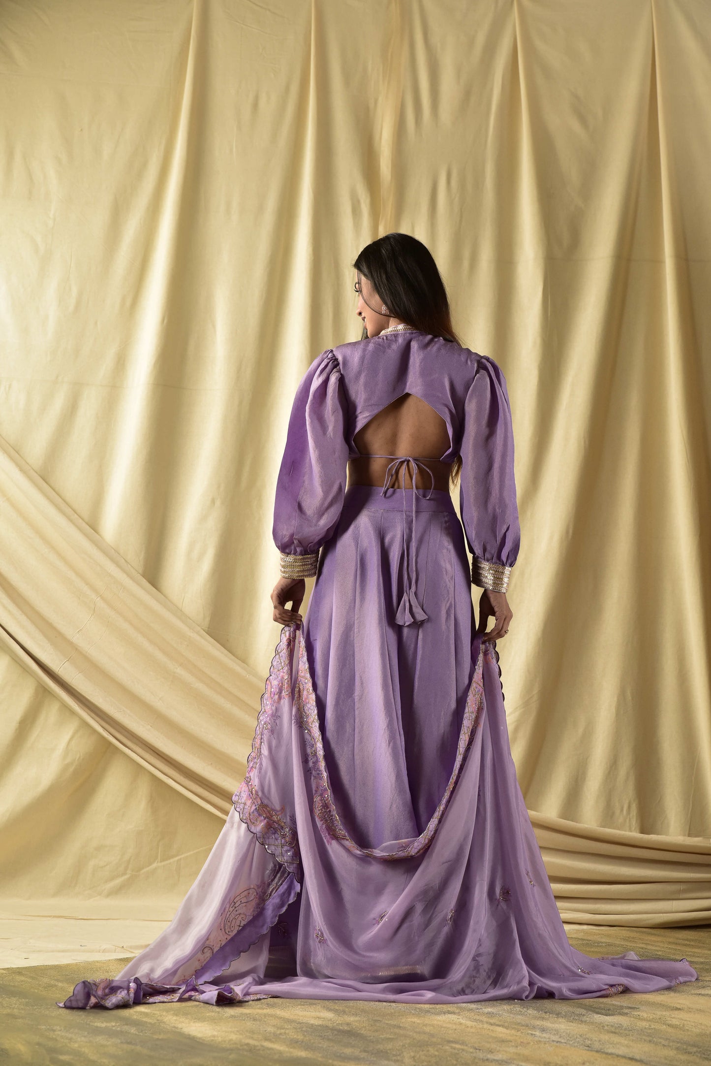 Lavender Butterfly  Lehenga set